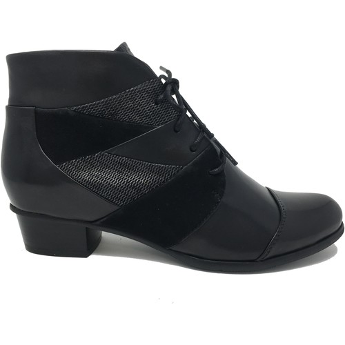 Regarde Le Ciel CHAUSSURES STEFANY-329 Noir - Chaussures Bottine Femme  110,00 €