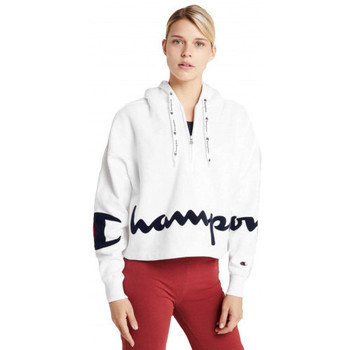 Vêtements Sweats Champion Sweat femme à capucheCHAMPION 111915 blanc Blanc