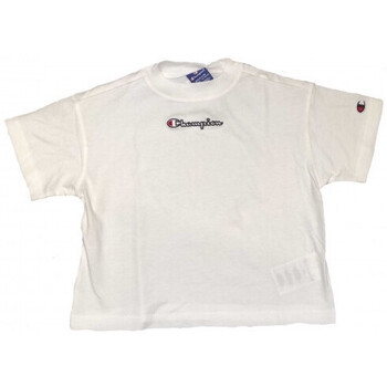 Vêtements Fille T-shirts & Polos Champion Tee shirt fille  croc top blanc  403940 - 10 ANS Blanc