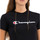 Vêtements Femme Débardeurs / T-shirts sans manche Champion Tee shirt  Femme noir  113194 NOIR Noir