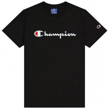 Vêtements Champion Tee shirtnoirNOIR Noir - Vêtements T-shirts & Polos