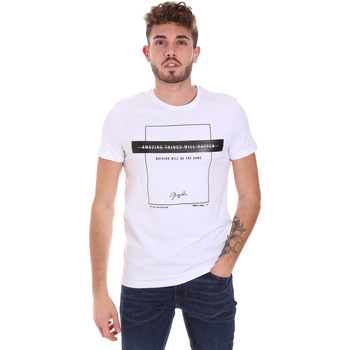 Vêtements Homme T-shirts manches courtes Gaudi 121GU64076 Blanc