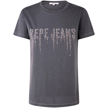 Vêtements Femme T-shirts manches courtes Pepe jeans PL504997 Gris