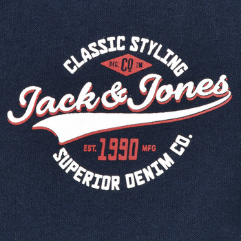 Vêtements  Jack & Jones JJILOGO SWEAT PANTS Marine - Livraison Gratuite 