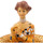Maison & Déco Statuettes et figurines Ixia Statuette inspirée de Klimt - LADYBUG Jaune