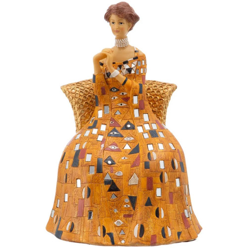 Boîte à Clefs Vitrée Motif Statuettes et figurines Ixia Statuette inspirée de Klimt - LADYBUG Jaune