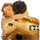 Maison & Déco Statuettes et figurines Ixia Statuette inspirée de Klimt 34 cm Jaune