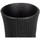 Maison & Déco Vases / caches pots d'intérieur Ixia Vase Visage Noir 34 cm Noir