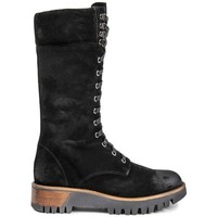 Chaussures Femme Boots Sole Semelle Made In Italy Pisa Bottes mi-mollet Noir