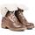 Chaussures Femme Bottines Sole Lecce Roll Down Bottines Marron