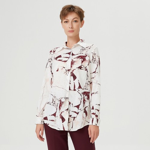 Vêtements Femme Chemises / Chemisiers Smart & Joy Pignon Blanc