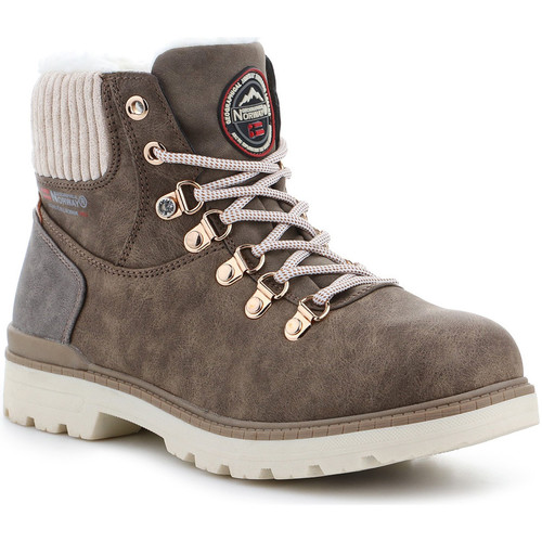 Geographical Norway Hermine Brown Marron - Chaussures Boot Femme 58,38 €