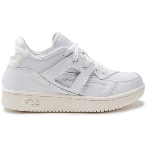 Chaussures Femme Fitness / Training enfant Fila Cage Low Baskets Style Course Blanc