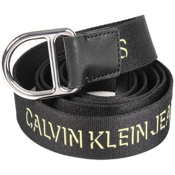 Accessoires textile Femme Ceintures Calvin Klein Jeans Slider D-Ring Courroie Noir