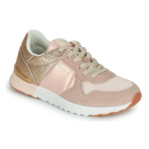 Chaussures Femme Baskets basses Pepe jeans VERONA PRO HAPPY Beige / Rose