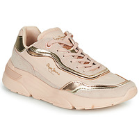 Chaussures Femme Baskets basses Pepe jeans ARROW LAYER Rose
