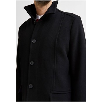 Manteaux Selected Manteau en laine boutonné Taille : H Noir S Noir - Vêtements Manteaux Homme 169 