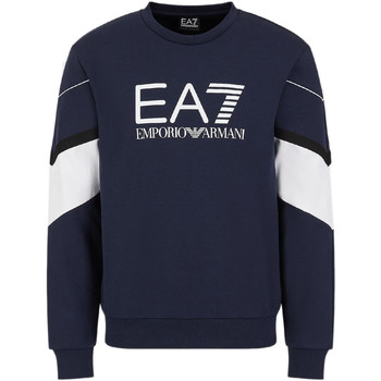 Vêtements Homme Sweats Trainers EA7 EMPORIO ARMANI X8X048 XK225 Q257 Blk Irongateni Sweat Bleu