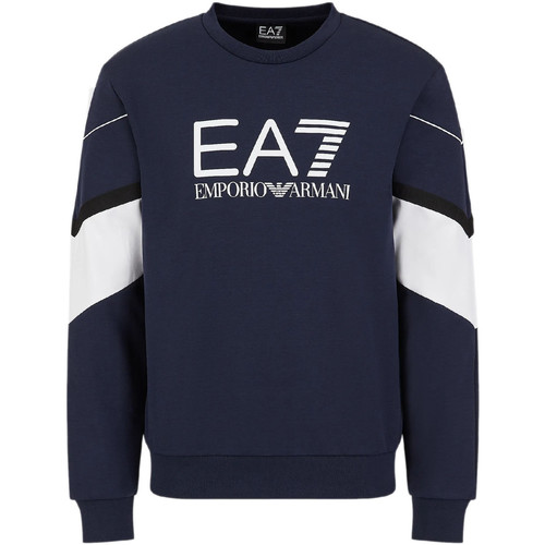 Ea7 Emporio Armani Sweat Bleu - Vêtements Sweats Homme 97,20 €