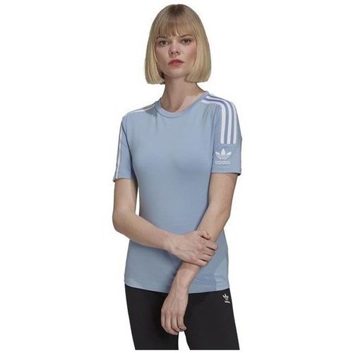 Vêtements Femme T-shirts manches courtes adidas Originals Tight Tee Bleu