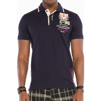 Vêtements Homme Polos manches courtes Cipo And Baxx T-Shirt  pour Homme - CT475 - Bleu - S CT475