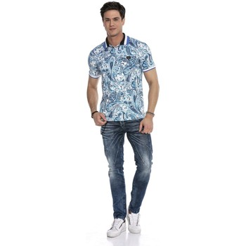 Vêtements Homme Polos manches courtes Cipo And Baxx T-Shirt  pour Homme - CT620 - Bleu - XXL CT620