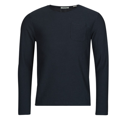 Vêtements Homme T-shirts manches longues TEEN metallic-panelled hoodie JJEGEORGE Marine