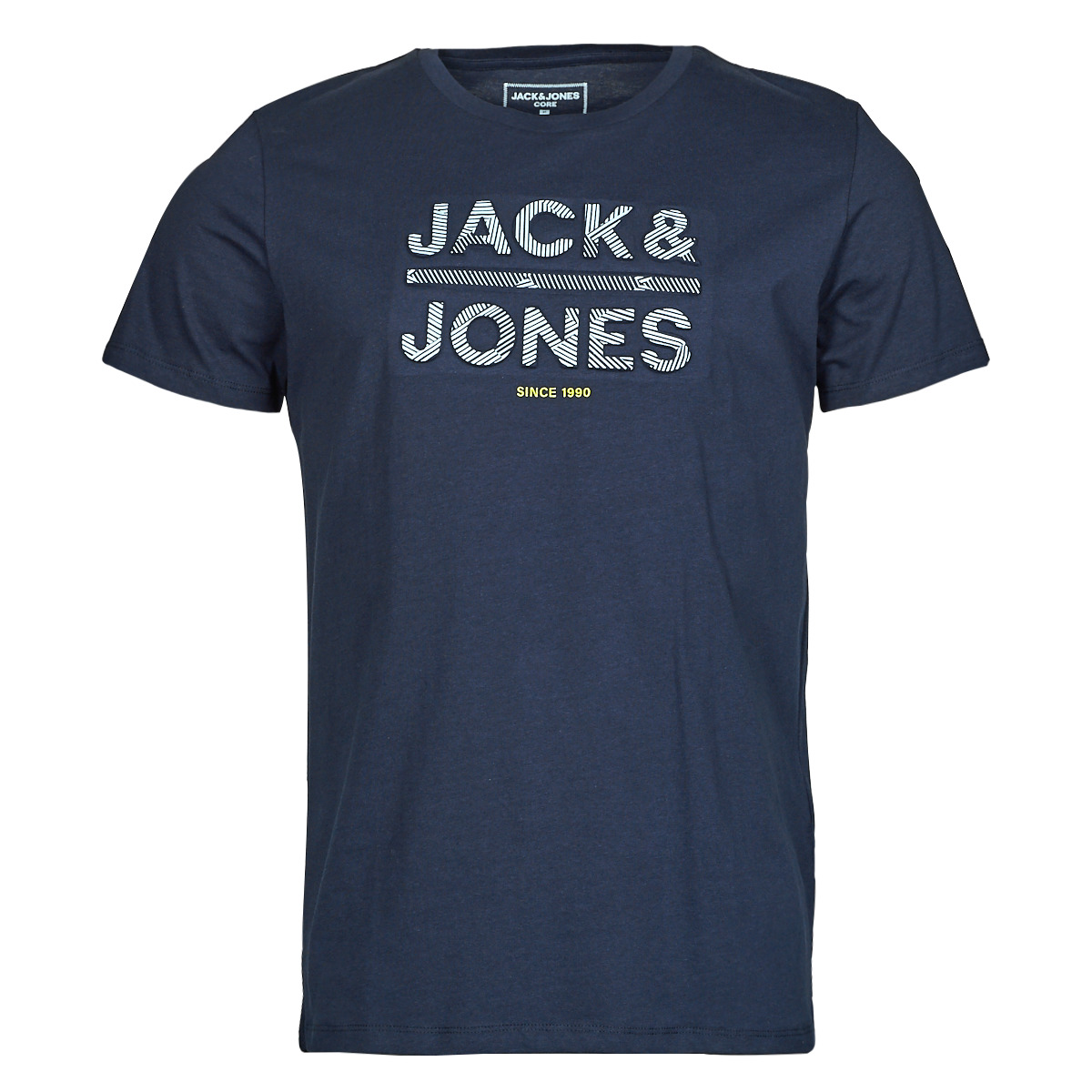 Vêtements Homme T-shirts capuche manches courtes Jack & Jones JCOGALA Marine