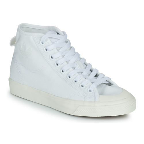 Chaussures Baskets basses White adidas Originals NIZZA HI Blanc