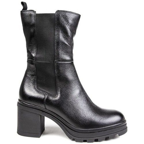 Chaussures Femme Boots Caprice 25512 Bottes Mi-Molles Noir