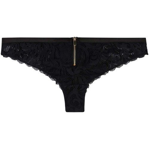Sous-vêtements Femme Culottes & autres bas Femme | Tanga noir Elixir - BR18374
