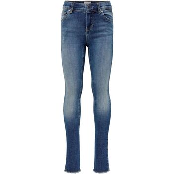 Vêtements Fille Jeans Glimmering Only 15173845 BLUSH-MEDIUM BLUE DENIM Bleu