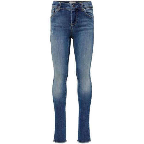 Vêtements Fille Jeans Glimmering Only 15173845 BLUSH-MEDIUM BLUE DENIM Bleu