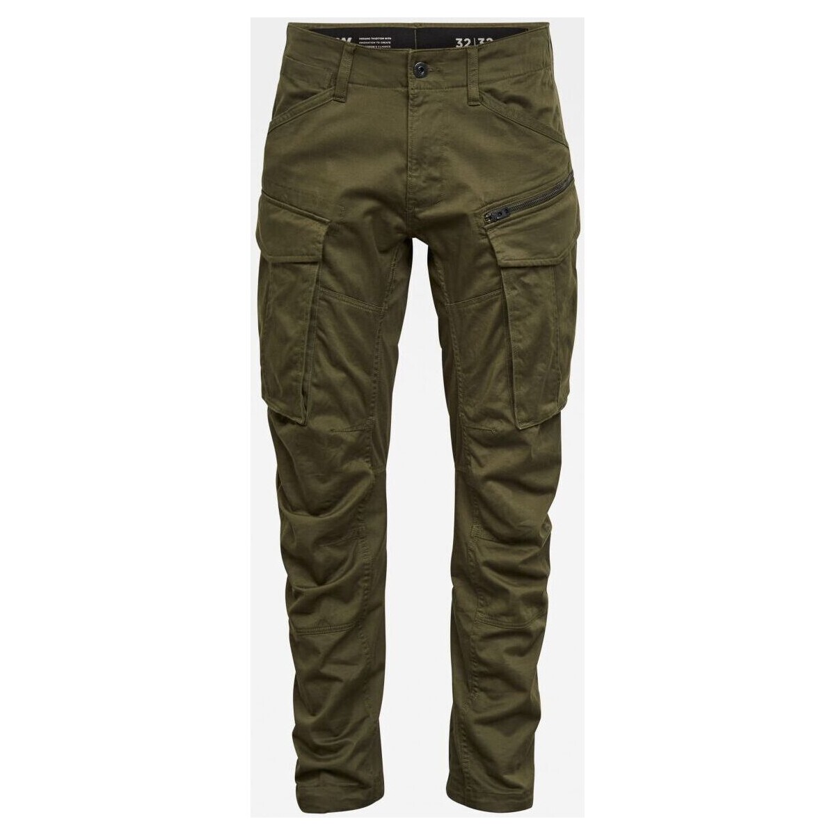 Vêtements Homme Pantalons G-Star Raw D02190 5126 L.32 ROVIC ZIP-6059 DARK BRONZE GREEN Vert