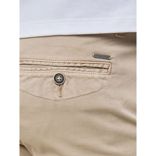 Vêtements Homme Pantalons Homme | Jack & Jones 12186479 MARCOJJ FRED-WHITE PEPPER - GO96117