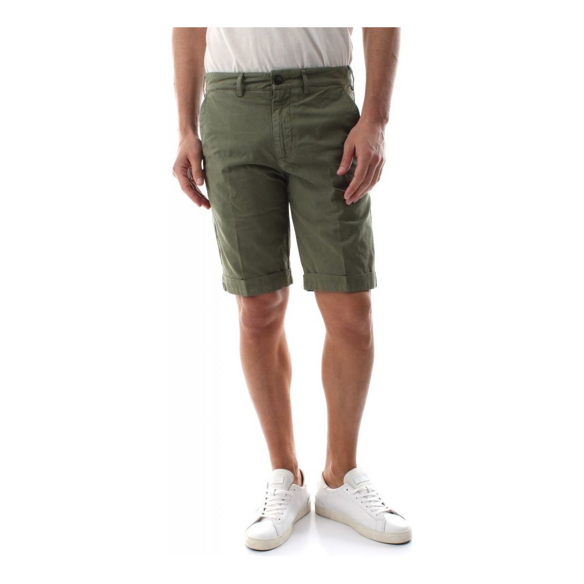 Vêtements Homme Shorts / Bermudas 40weft SERGENTBE 1683 7031-W1765 VERDE LICHENE Vert