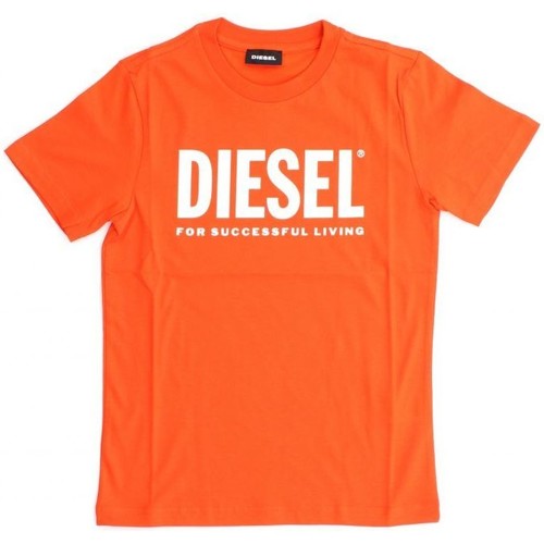 Vêtements Enfant T-shirts & Polos Diesel 00J4P6 00YI9 TJUSTLOGO-K437 Orange