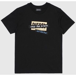 Vêtements Enfant T-shirts T-Shirt & Polos Diesel J00265 0HERA TUDARGET-K900 Noir
