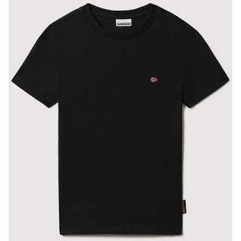 Vêtements Garçon T-shirts & Polos Napapijri K SALIS SS 1 - NP0A4FVX-041 BLACK Noir