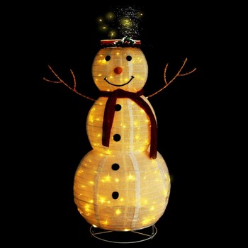 Maison & Déco Décorations festives VidaXL figurine de bonhomme de neige 120 cm Blanc