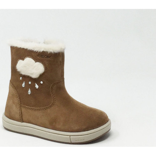 Geox BOTTINE TROTTOLA FILLE CAMEL Marron - Chaussures Bottes de neige  Enfant 51,51 €