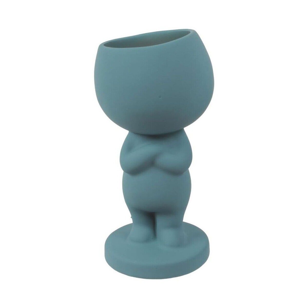 Maison & Déco Vases / caches pots d'intérieur La Chaise Longue Cache-pot Samy bleu 16 cm Bleu