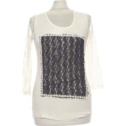 Vêtements Femme Mazzarelli stripe-print shirt Cache Cache 36 - T1 - S Blanc