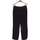 Vêtements Femme Pantalons 1.2.3 pantalon droit femme  38 - T2 - M Noir Noir