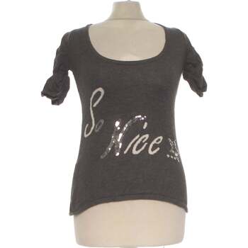 pull promod  pull femme  34 - t0 - xs gris 