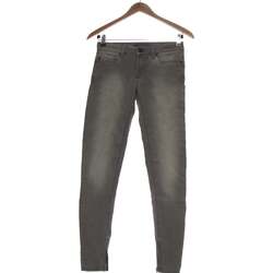Vêtements Femme Jeans Bonobo jean dot-print droit femme  34 - T0 - XS Gris Gris