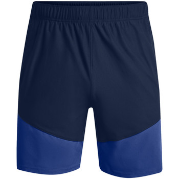 Vêtements Homme Pantacourts Under Armour cap Knit Woven Hybrid Shorts Bleu