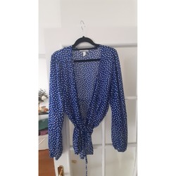 Vêtements Femme Tops / Blouses H&M Blouse cache coeur Bleu