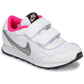 Chaussures Enfant Baskets basses peach Nike peach NIKE MD VALIANT Blanc / Rose