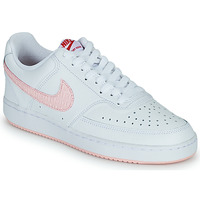 Chaussures Femme Baskets basses Nike WMNS NIKE COURT VISION LOW VD Blanc / Rose